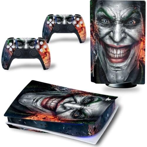 Vinyl Decal Sticker Game Accessories Vinyl Skin Sticker Decal for PlayStation 5 PS5 Digital Edition 2 Controllers Decal Cover