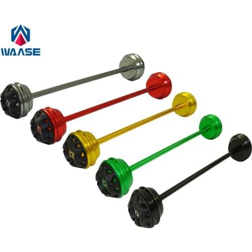 Waase Motorcycle Front Wheel Fork Axle Slider Cap Crash Protector For Kawasaki Z800 2013 2014 2015 2016 2017 2018