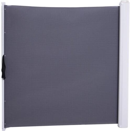 PawHut barrier safety for children pet fence child safety retractable doors safety baby dogs 5.5x82.5x5.5-115cm