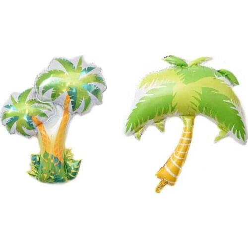 1pcs Summer Coconut Palm Tree Aluminum Foil Balloon Birthday Party Balloon Wedding Party Decoration Baby Shower