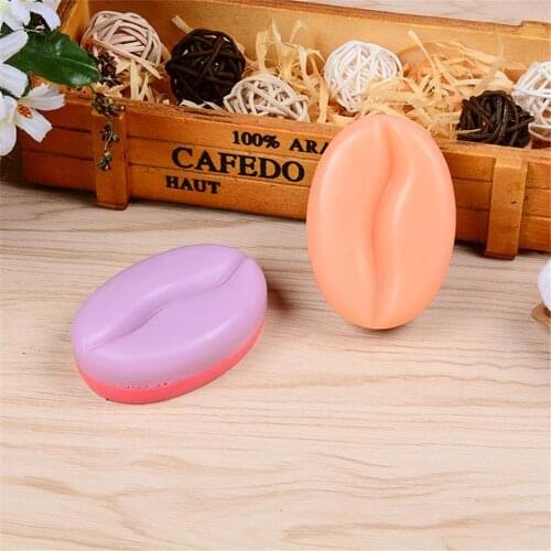 12 Cavity 3D Coffee Bean Shape Silicone Soap Mold for DIY Handmade Soap Making