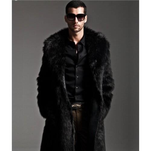 2021 winter autumn faux mink leather jacket mens loose warm fur leather coat men slim jackets jaqueta de couro fashion