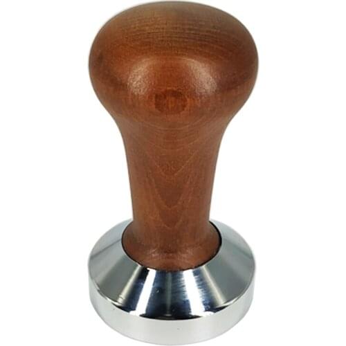 51/53/58 mm food grade coffee tamper wood handle coffee machine grinder handmade high quality coffee accessories