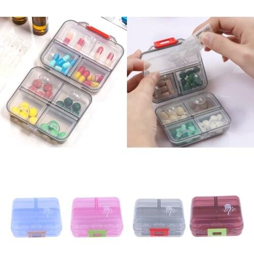 7 Compartments Medicine Box Pill Vitamin Storage Case Jewelry Container