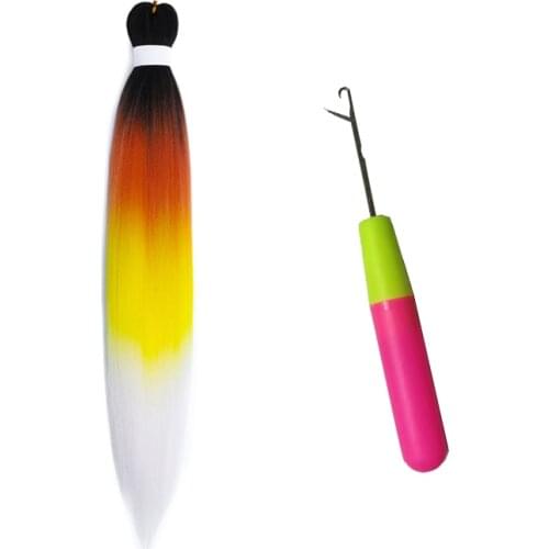 Aigemei 24IncheEasy Braids For Black Women High Temperature Synthetic Fiber Braiding Hair Crochet Braids Hair Extensions