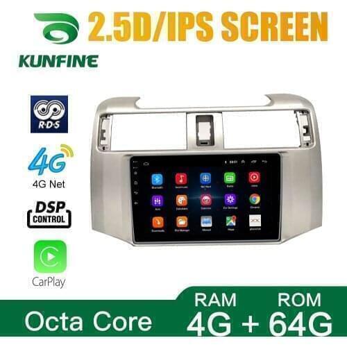 Car Stereo for Toyota 4Runner 2010-2015 Octa Core Android 10.0 Car DVD GPS Navigation Player Deckless Radio wifi