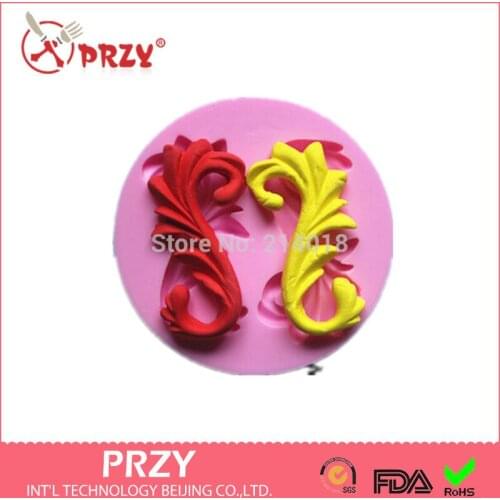 Fondant Cake Decoration Mold Soap Mold 100% Food Grade Raw Material Jelly Mold European Pattern Combinations Shaped Silicone