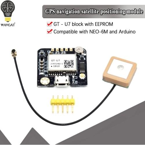 GT-U7 GPS module navigation satellite positioning compatible NEO-6M 51 single chip microcomputer STM32 for Arduino