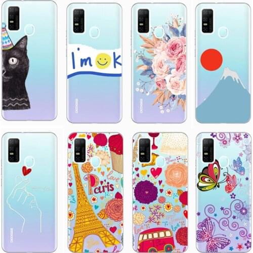 Fashion Soft silicone TPU Back Cover For DOOGEE N30 Phone Funda Case For Doogee n 30 Cute Cartoon Case
