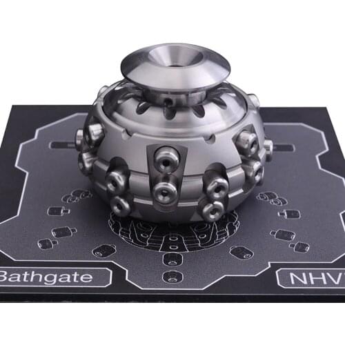 304 Stainless Steel Organ Box EDC 6 Column Lock Box Storage Small Things Crafts Ornaments Gifts