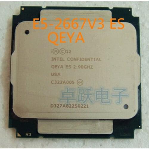 Original Intel Xeon ES Version E5-2667V3 QEYA High frequency CPU 2.90GHz 8-Core 35M E5 2667V3 LGA2011-3 free shipping
