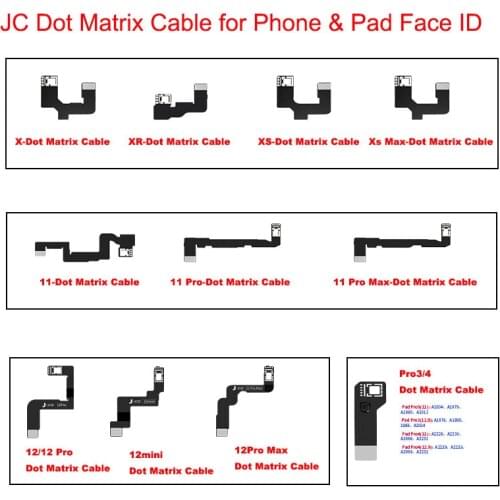 JC Dot Matrix Flex Cable Use with JC pro1000s dot matrix detection Read Write Module for X-XS-11-12 pro A12X Face ID Not working