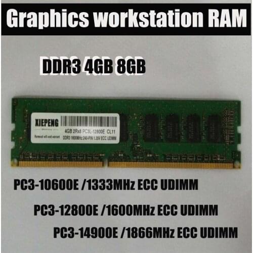 Server memory 4GB 8GB 16GB 32GB DDR3 RAM for Mac Pro MD878 ME253 MB535 MC250 MC250 MC561 MC915 MD770 MD772 Graphics workstation