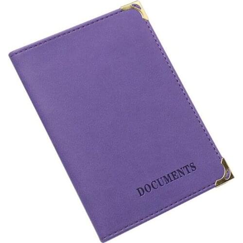 Vintage Russian Auto Driver License Bag Comfortable PU Leather On Cover For Car Driving Documents Card Credit Holder