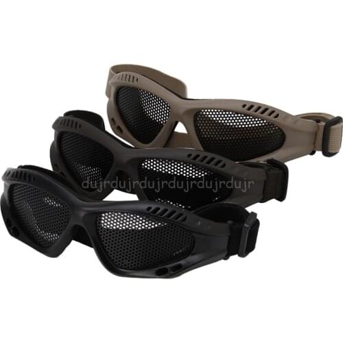 Tactical Motorcycle Airsoft Eye Protection Goggles Anti Fog Mesh Metal Glasses Ju24 21 Dropshipping