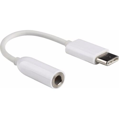 Type C USB-C Male to 3.5mm Earphone Headset Female Adapter Connector For Letv LeEco Le Max 2 Pro #246485