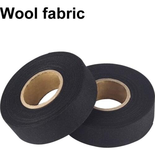Cloth Tapes Universal Felt Tape Cable Harness Wiring Loom Black Flannel Cloth Tape Self Adhesive Car Anti Rattle