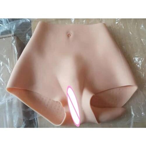6G Upgrade Vagina Panties Shemale Crossdresser Silicone Realistic Pussy Pants Transgender Artificial Sex Fake Underwear Lift Hip