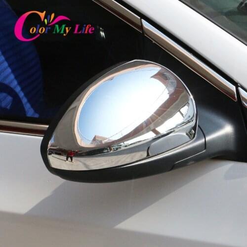 Color My Life 2Pcs ABS Chrome Rearview Mirror Protection Cover Trim for Chevrolet Cruze Sedan Hatchback 2009 - 2014 Accessories