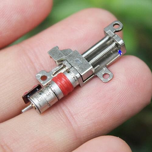 10PCS Mini 3.3mm Screw Stepper Motor with 7.5mm Screw Sterpper Drive 2-phase-4 wire DIY Toy