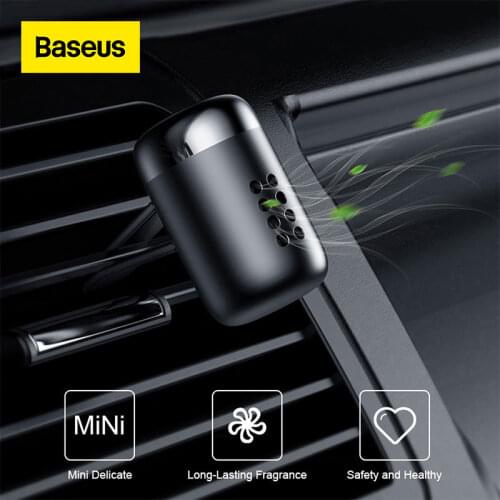 Baseus Car Air Freshener Aromatherapy Auto Air Outlet Perfume Long-lasting Car Fragrance Clip Diffuser Solid Car Perfume