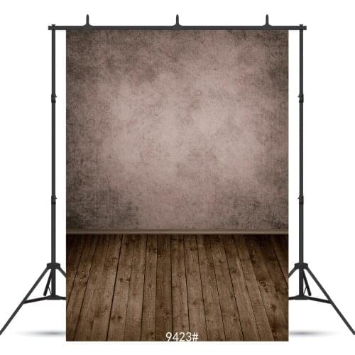 Pure Black Vintage Wall Floor Vinyl Photographic Background For Portrait Children Baby Shower Backdrops Photo Shoot Booth