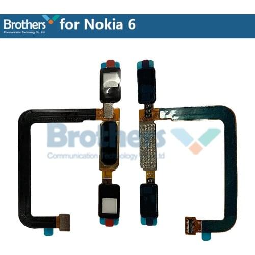 For Nokia 6 Fingerprint Flex Cable for Nokia 6 Touch ID with UI Home Button Sensor Flex Cable Phone Replacement Test Working Top
