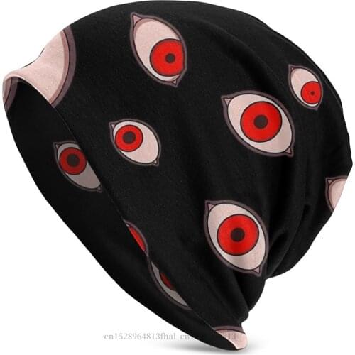Bonnet Hats Hellsing Manga Abraham Van Helsing Anime Men Womens Knit Hat Eyes Winter Warm Cap Design Skullies Beanies Caps