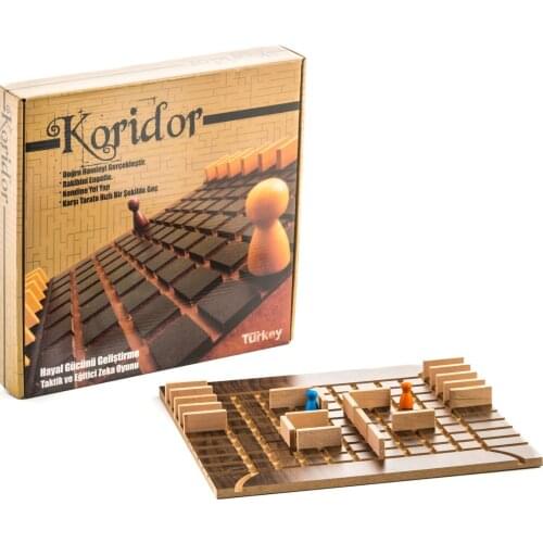 Wooden Hallway Game-Intelligence and Strategy Board Game