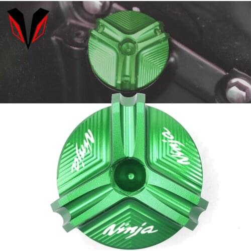 Moto Engine Plug Cover for Kawasaki Ninja 250R 300 500R 600R 750R ZX750 ZX6R ZX10R ZX12R ZX14R Z750 Z1000 Vulcan Oil Filter Cap