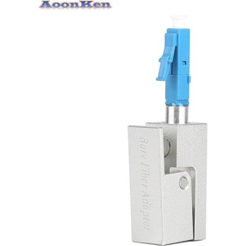 LC Square Optical Fiber Coupler Turn Rround Square Flange LC Circular Fiber Bare Fiber Adapte LC Square Optical Fiber Coupler T