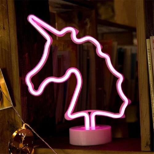 Neon Lights Love Shape Night Light Sign Lamp Battery USB Double Powered Nightlight for Indoor Christmas Wedding Birthday LED