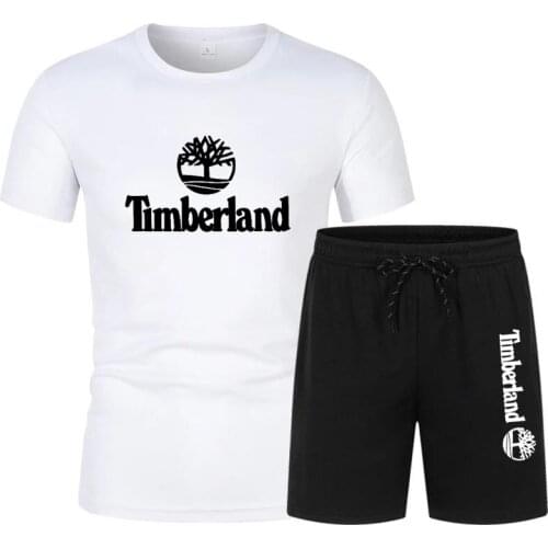 2021 New Brand Sports Suit Mens Running Gym 2-piece Quick Casual Short-sleeved Summer Mens Cotton T-shirt Mens Shorts