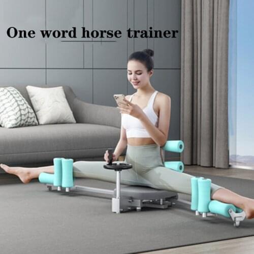 One word horse trainer unisex cross splits hip stretch yoga trainer stretch leg press home gym outdoor fitness equipment