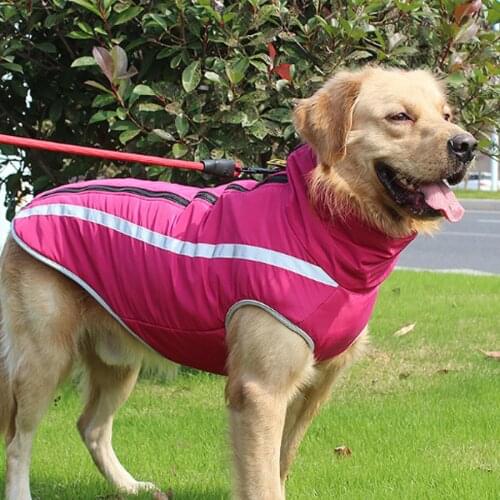 Pet Large Dog Winter Cloths Puppy Dog Cloths For Weimaraner Berger Allemand Waterproof Big Dog Coat