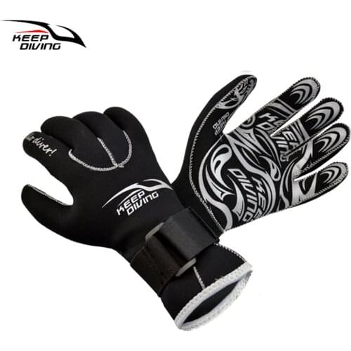 3MM Neoprene Men Gloves Anti Scratch and Keep Warm for Scuba Diving Winter Swim Spearfishing Kayaking Surfing Gloves