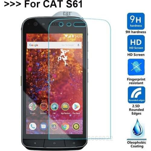 Caterpillar Cat S61 Tempered Glass film For CAT S61 Screen Protector High Quality Toughened Protective Glass film for CAT S61