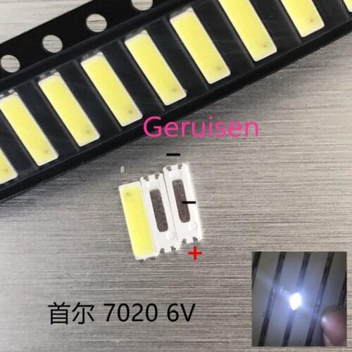 SEOUL LED Backlight 1W 6V 7020 Cool white LCD Backlight for TV TV Application SBIDS2S0E 1000PCS