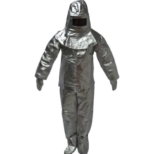 Heat Insulation Retardant Clothing Full Set Fire Entry Aluminium Foil Proximity Suit