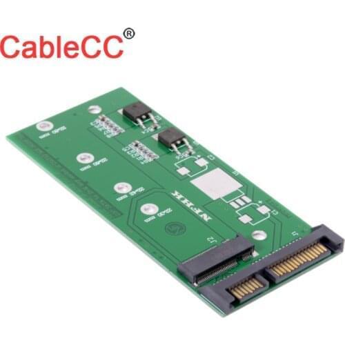 Xiwai Cablecc M.2 NGFF PCI-E 2 Lane SSD to 7mm 2.5" SATA 22pin Hard Disk Case PCBA for X240S Y410P Y510P E431 E531