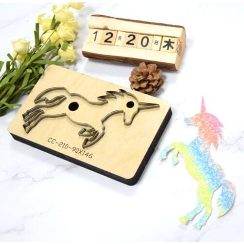 Japan Steel Die Cut Steel Punch Unicorn Cutting Mold Wood Dies For Leather Blade Rule Cutter For DIY Leather Crafts