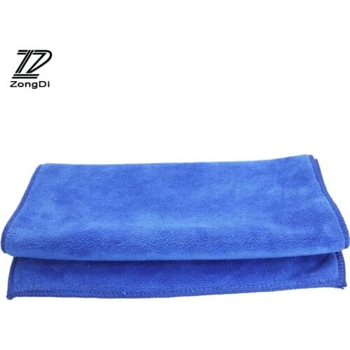 ZD 1Pc Car washing towel Superfine fiber Car clean tools for Toyota corolla Ford fiesta Citroen c4 c5 Nissan qashqai accessories