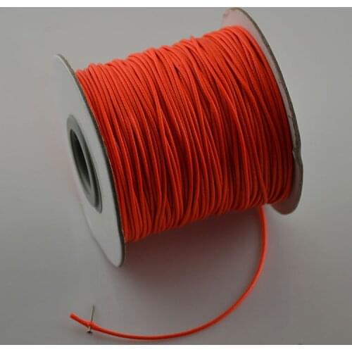 100 Yards/Role Orange Color Wax Rope Cheap Imitated Leather Cords Many Colors Available 4 Role /lot Free Shipping