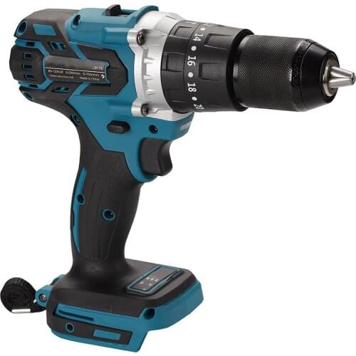 18V Brushless Lithium Battery Impact Drill 13mm Multi-function Screwdriver Drill Body and 1830/1840/1850/1860 LK