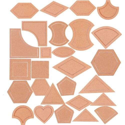 27Pcs/set Tailor Sewing Tools Quilting Patchwork Rulers Crafting DIY Handmade Tools-S001