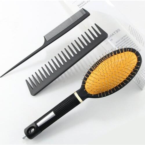 3 Pcs/Set Hair brush Household Professional Anti-static Hair Brush Massage Comb Brush for Hair Hairdresser Hairdressing Tools