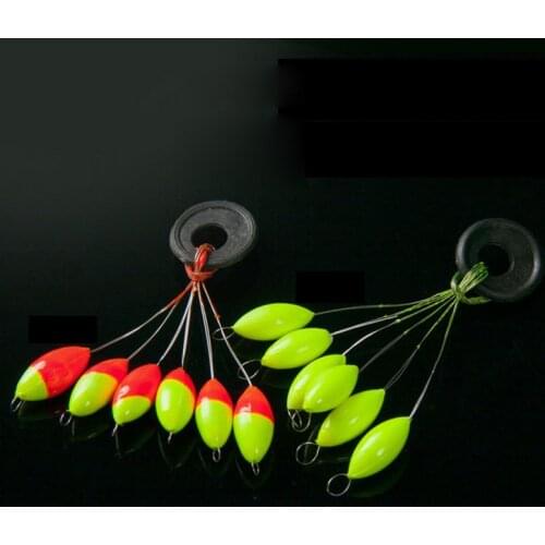 40 pack /240 pcs seven-satr float mixedcolored foam fishing floats accesorios pesca fishing buoys large medium small size ff03