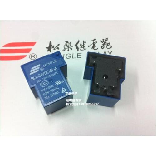 5pcs/lot Relay SLA-24VDC-SL-A 5PIN 30A T90 New and original