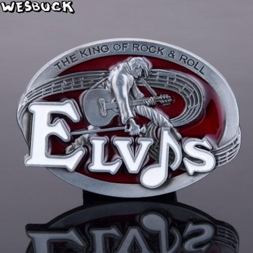 5 PCS MOQ WesBuck Brand Cowboy belt buckles Metal for 4cm Wide Belt Western Men Jeans accessories