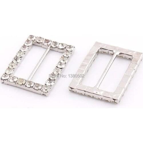 6PCS/lot Rhinestone metal Buckles Sewing Accessoreis shoes bag garment decoration